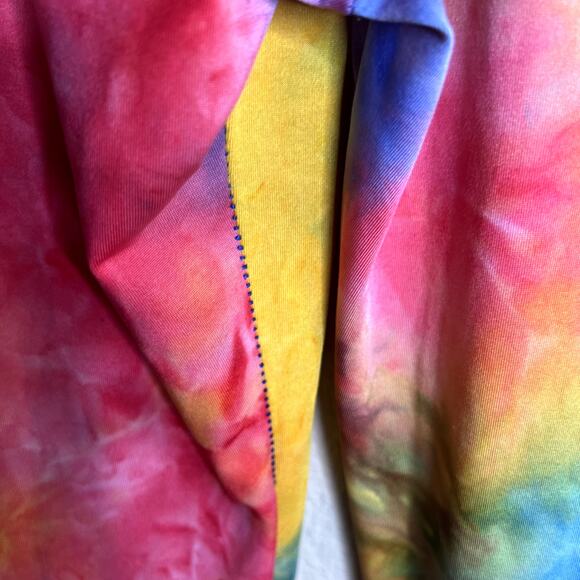 Aria Jumpsuit Women Size Medium Multicolor Hippie Tie-dye Sleeveless Festival - Picture 12 of 15